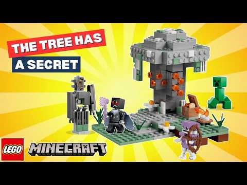 LEGO Minecraft The Pale Garden | 21586 Speed Build Review