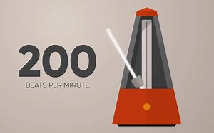 节拍器200BPM DB 10