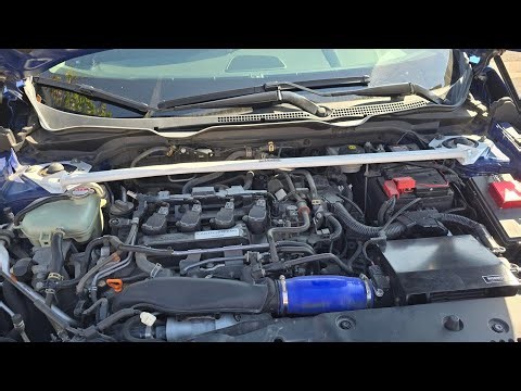 HOW TO INSTALL A Front Strut Bar on a Honda Civic!