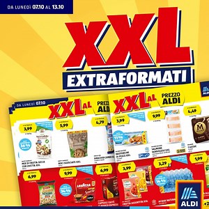 1.2K reactions · 24 shares | Se il formato è XXL il risparmio è ancora più grande!  Scopri tutte le offerte sfogliando il volantino. Ti aspettiamo in punto vendita. | ALDI Italia | Facebook