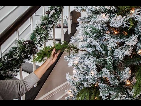 Removing branches from our fake Christmas Tree