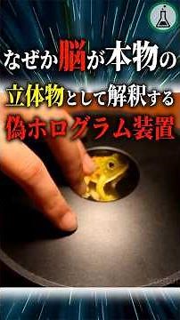 The Fake Hologram Device That Fools Your Brain Into Seeing Real 3D Objects #Science #YukkuriExpla...