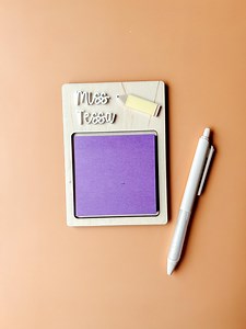 Personalized Teacher Post-it Note Holder: Acrylic Pencil Design - Etsy