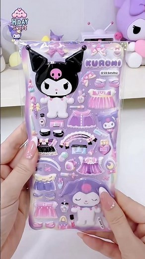 Kuromi DIY Dress Up Sticker #hidaysweetstyle