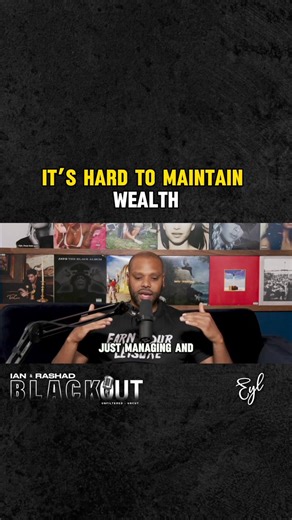 It’s easy to make money, but it’s harder to keep it You can watch the latest episode of Black Out on Earn Your Leisure’s YouTube Channel & all podcast audio outlets | Earn Your Leisure