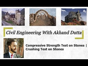Compressive Strength Test On Stones | Crushing Test on Stones | Civil Engineering With Akhand Dutta