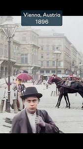 600K views · 8K reactions | Staring at each other 127 years apart!梁 #historical #colorized #vienna | Exploring History Reels | Facebook