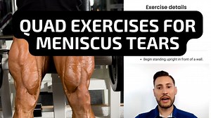 Meniscus Tear Exercises for Quadriceps: Beginner to Advanced Versions w/ Video - Active Atoms