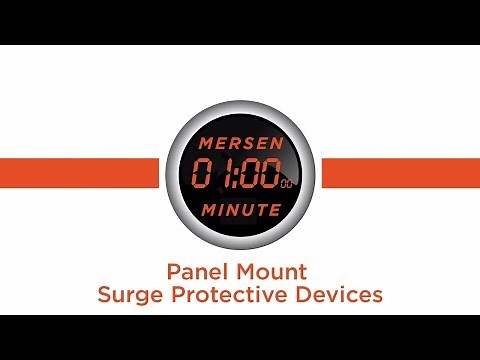 Mersen Minute: panel mount surge protective devices