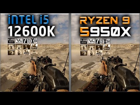 Intel i5 12600K vs Ryzen 9 5950X Benchmarks – 15 Tests 🔥