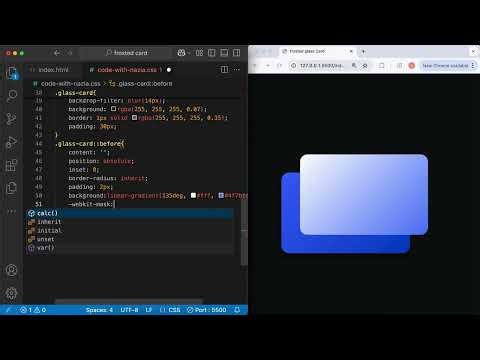 Create Modern Glassmorphism Cards Using HTML & CSS | UI Design Tutorial