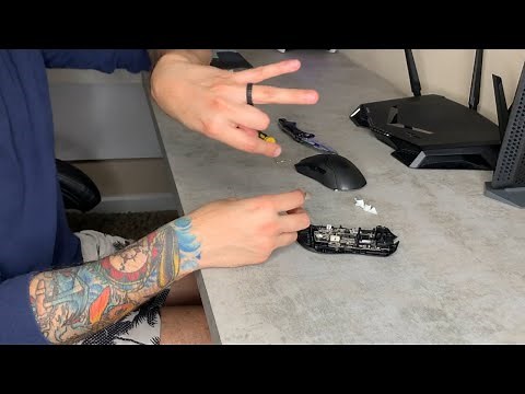 Razer Viper Ultimate Tear Down/Disassembly-Fix Creaky Buttons