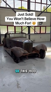 1.5M views · 14K reactions | This rare Barn Find 1933 Mercedes 380K Cabriolet Type A has just gone under the hammer at Manor Park Classics. You won’t believe how much it sold for! What do you think of that price?#carauction #barnfind #bigmoney #classiccar #mercedes380k | UK Barn Finds | Facebook