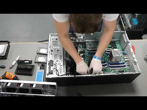 HPE ProLiant ML350 Gen 9 Tower Server Build