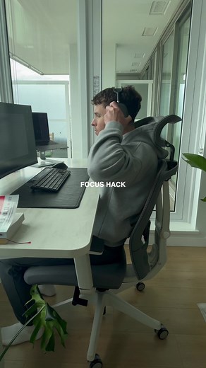 Focus Hack 🎧 Binural beats are an auditory illusion that occurs when two tones of slightly different frequencies are played in each ear. When the brain processes these tones, it perceives a single tone that pulsates at the frequency difference between the two tones. The theory is that exposing the brain to binaural beats at specific frequencies may alter brainwave patterns and produce various effects, such as relaxation or increased focus. Some proponents of binaural beats claim that listening 