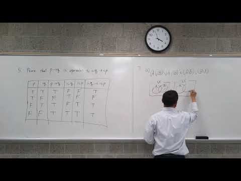 Logic and sets review problems