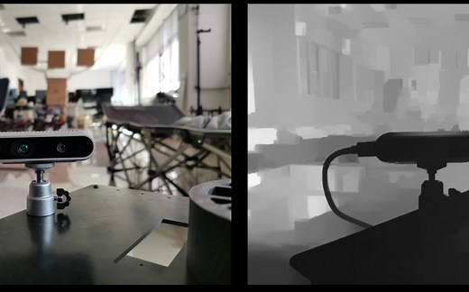 使用手机双摄提取RGBD深度图像并利用ps进行处理