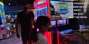 Twitch streamer faces an angry stranger's wrath at an arcade