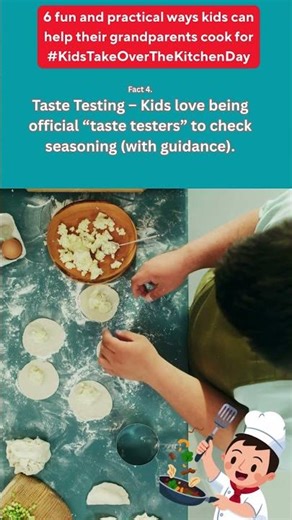Kids Take Over the Kitchen Day | 6 Fun Ways to Cook with Grandparents