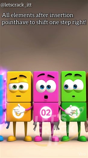 Array Insert = Shifting Pain! 😩 Watch what happens inside an Array! 🔥 #dsa