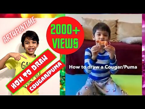 How To Draw A Mountain Lion: Easy Tutorial (Puma/Cougar/Lion/Panther)