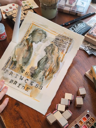 Part One of The Princess Bride! I'm painting 30 paintings inspired by books and this story is one of my absolute favorites! The movie is of course a classic as well 🥀 Follow along to see how it turns out and be sure to put your book wish list in the comments 🤍