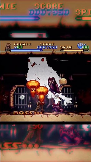 Snes: Super Star Wars Return of the Jedi - Chewie - Giant Frog-dog - Jabba's Palace #SuperStarWars