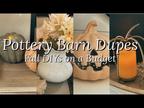 Fall Pottery Barn DIY Dupes 🍂 High-End Look for Less | Budget-Friendly Fall Decor Ideas