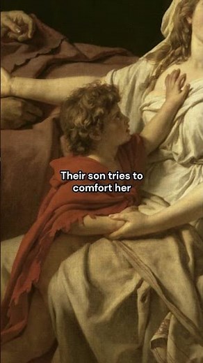 Andromache Mourning Hector (1783) By Jacques-Louis David #art #arthistory