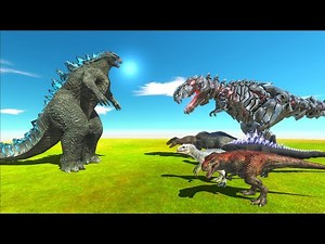 Godzilla 2014 vs Mecha T-Rex – Monster War with an Unexpected Twist!| Animal Revolt Battle Simulator