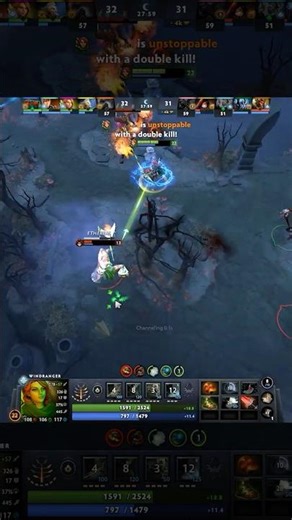 Windranger was insane Rampage #dota2 #дота #shorts