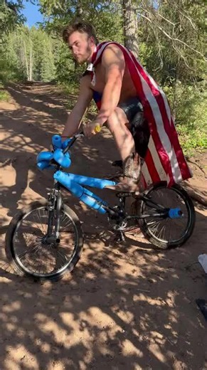Man Loses Balance While Attempting Bike Stunt and Crashes Onto Ramp