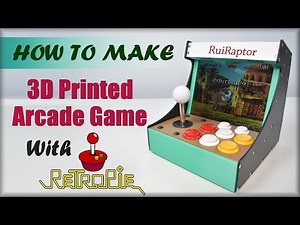 HOW TO Make a 3D Printed MINI ARCADE With Retropie