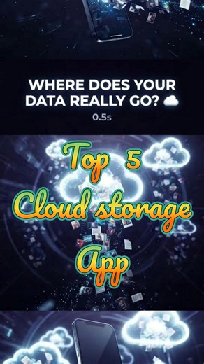 Top 5 cloud storage app in 2026 || best cloud storage app for Android || #cloudsstorage #shorts