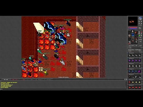 Old Tibia - Hellgate Battle: Killing Jaquera - Draxido (Chimera 2005 7.5)