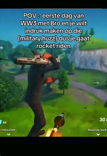 First Day of WW3: Rocket Riding Adventure
