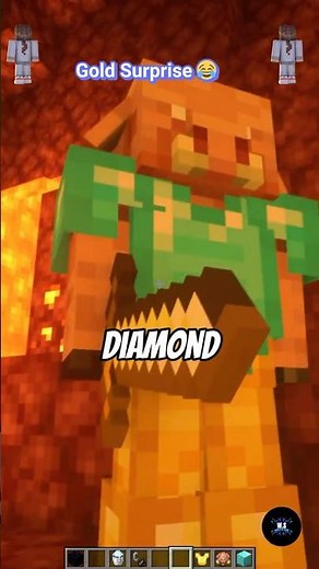 Piglin’s Gold Obsession Has a Hilarious Twist! #minecraft #shorts