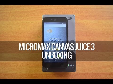 Micromax Canvas Juice 3 (Q392) Unboxing and Hands on