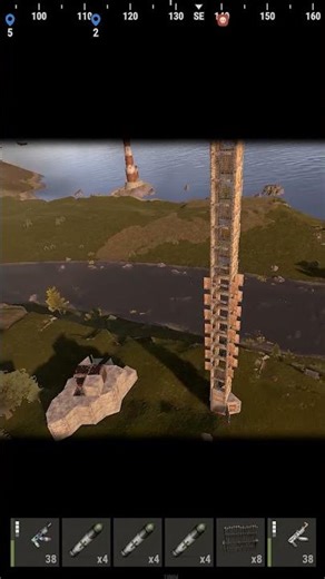 When the Rust Render Distance almost causes you to LOSE everything. #shorts