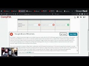 compTIA security+,Compare and Contrast Security Control & Framework Types Performance-based Question