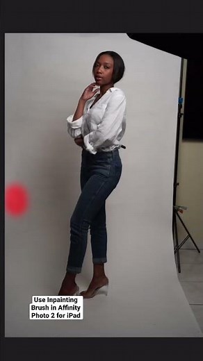 Quick tutorial on using the Inpainting Brush in Affinity Photo 2 for iPad #affinityphototutorial