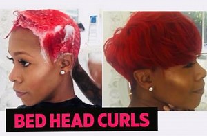 2M views · 21K reactions | Get into these red bed head pixie curls by Atlanta stylist @ebeauty404! | The Cut Life | Facebook