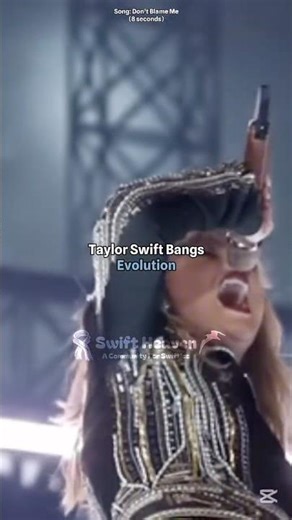 Taylor Swift Bangs Evolution |