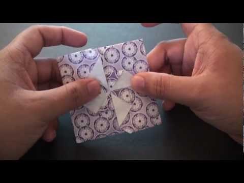 Easy Origami Gift Envelope (Pinwheel Design) Tutorial!