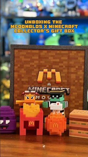 McDonald’s X A Minecraft Movie Collector’s Gift Box Unboxing #mcdonalds #minecraftmovie