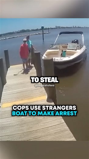 Cop Uses Man’s BOAT 🚤😅