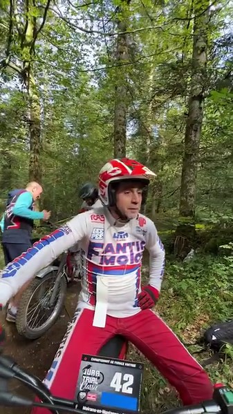 24K views · 814 reactions | Michel Traini Ex Top Mondial a repris du service  40 ans après ! Michel a ressorti la Fantic  240 de stock  une belle retrouvaille comme à la belle époque ✌️ Jura Trial Classic by MotoClubdu Risoux | www.trial-club.com | Facebook