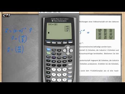 Leontief Modell || Mehrstufige Prozesse - Matrizenrechnung ★ Übung 2 komplett erklärt