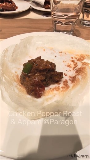 ചിക്കൻ പെപ്പെർ റോസ്‌റ് & അപ്പം #food #foodvlogger #foodvlogs #cssvlogs #chickenrecipe #chicken #reel