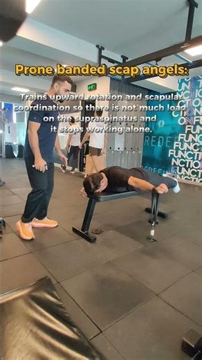 Prone banded scap angels